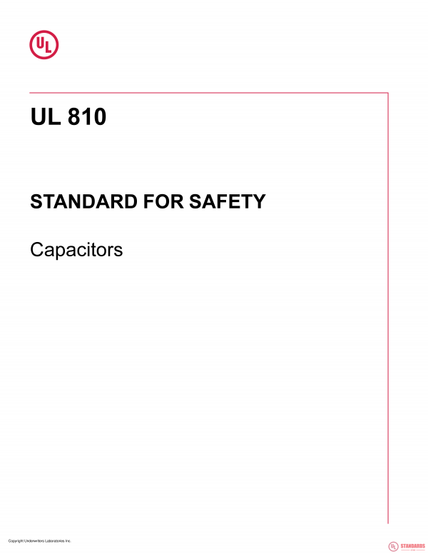 UL 810 PDF UL 810 PDF
